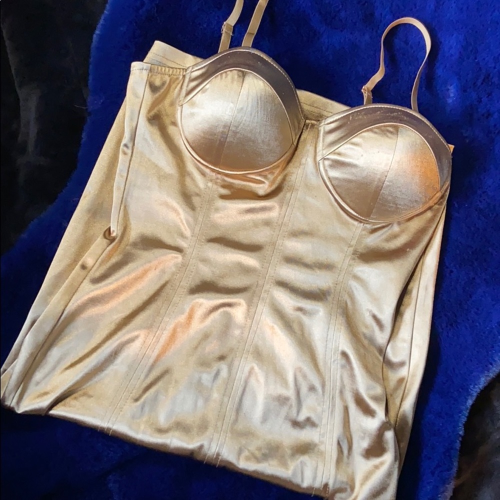 Gold Body Con Dress